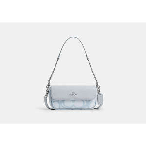 Hailey Flap Bag In Sketch Signature Canvas